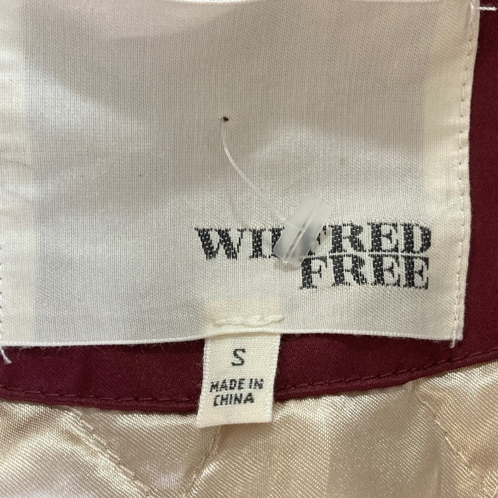 Wilfred Free Toulin Embroidered cropped Bomber Jacket NWT - Picture 8 of 10